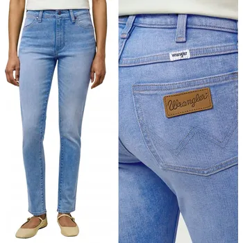 Dámské džíny Wrangler SIENNA Misty Twilight dámské džíny úzké nohavice 7/8 W32 L32