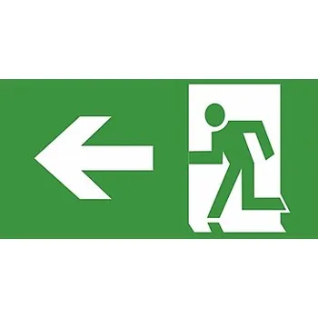 Nouzové osvětlení Sada piktogramů č.3 pro ESCAPO-2 (obsahuje piktogram 3a+3b) 299x157mm