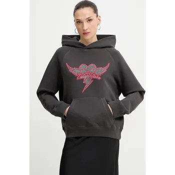Dámská mikina Bavlněná mikina ZADIG&VOLTAIRE JWSS01688 šedá 90X, vel. XS
