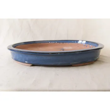 Miska pro psa Keramická miska 50x40x7cm Barva: Modrá