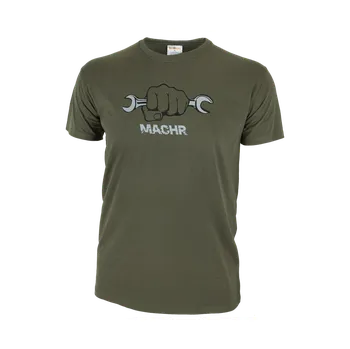 Pánské tričko Pánské tričko PREDATOR Machr Tool, šedé: Zelená XL