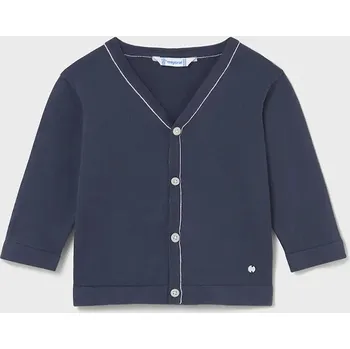 Dívčí svetr Dětský bavlněný kardigan Mayoral 1310.3A.Baby.PPY2 námořnická modř 59X, vel. 74