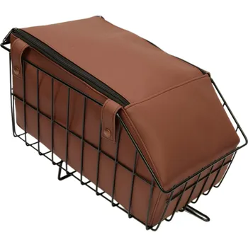 Cestovní taška MOTOMAX, s.r.o. Box zadního košíku BABETTA 210, 225 - hnědá koženka "ELEGANT" *M