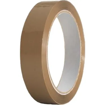 Lepicí páska CleverPack Lepicí páska Akryl HNĚDÁ 25mm x 66m