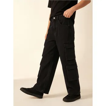 Chlapecké džíny Sinsay - Džíny baggy - černá - 075HE-99J - 075HE-99J-152