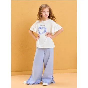 Oblečení a móda Sinsay - Tepláky se širokými nohavicemi - světle modrá - 116IL-50X - 116IL-50X-122