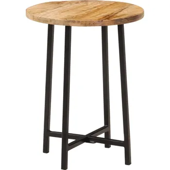 Konferenční stolek Konferenční stolek 35 x 35 x 45 cm masivní mangovník a železo