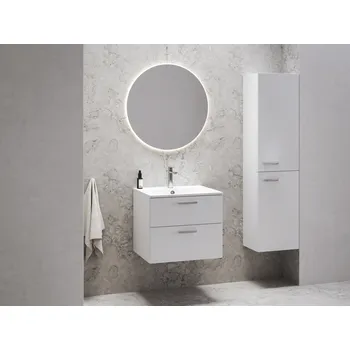 Koupelnový nábytek SD Chrome II 70 skříňka pod umyvadlo bílá, madla chrom