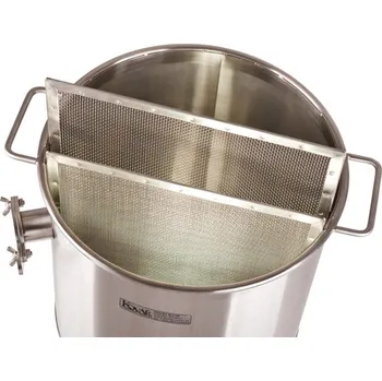 Kovář Stáčecí (čeřící) nádoba s poklicí a síty nerezová 50 litrů