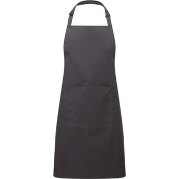 Kuchyňská zástěra Premier Zástěra s laclem a kapsou Colours PR154 Velikost: uni, Barva: antracitová