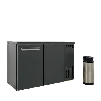 Lednice TEFCOLD SFK-8E+ – Výčepní lednice na 8x 20l KEG sud, černá