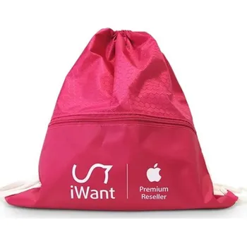 Městský batoh iWant Apple Premium Reseller batoh s kapsou růžový