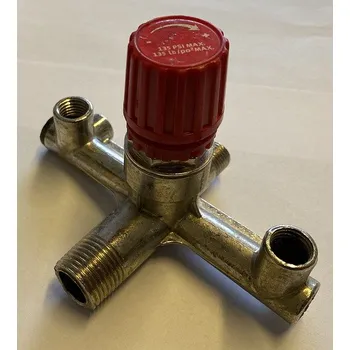 Příslušenství ke kompresoru PowerPlus regulátor tlaku + T-kus pro kompresor - 161.008.06 (ke kompresoru POWX175)