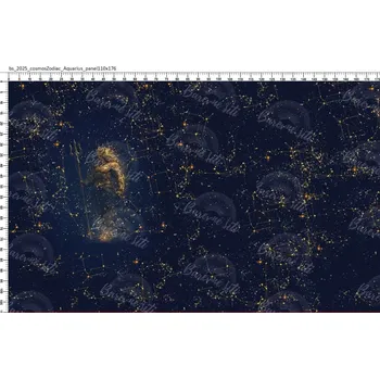 Galanterie Úplet, Vodnář, zvěrokruh, panel (E) (Top kvalitní úplet Bella)