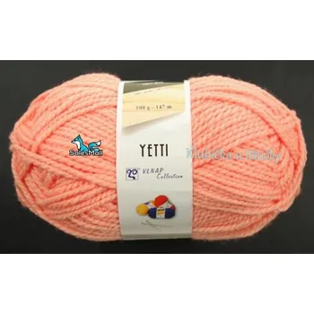 Příze Vlnap Příze Yetti 55015 lososová/partie 15/4