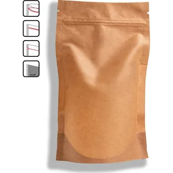 Sáčky Doypack, 2000ml, Kraft/PET/PE, 100 ks / bal