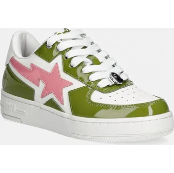Pánské tenisky Kožené tenisky A Bathing Ape BAPE STA ICON #2, 36, zelená, 77X