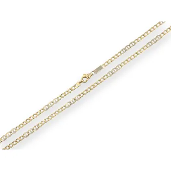 Řetízek Zlatý řetízek Marina + Pancr, plný, 45 cm, 7,37 g, Au 585