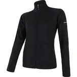 SENSOR MERINO UPPER dámská mikina celozip černá velikost M