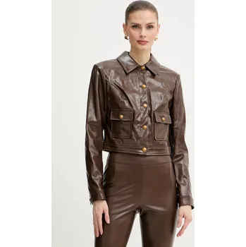 Pánská větrovka Bunda Guess BLANDINE W6RL21.WJ620 hnědá 89X, vel. L