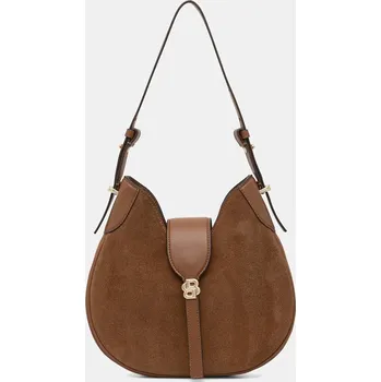 Kabelka Semišová kabelka BOSS BOSS BEYOND Hobo S 50557954 hnědá 88X, vel. ONE SIZE