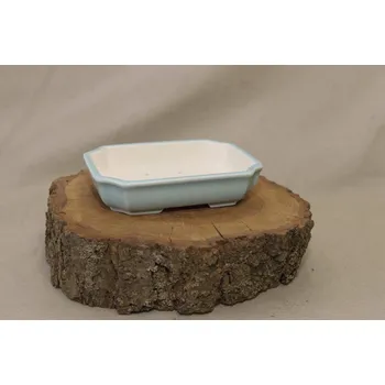 Květináč Yixing keramická miska 17x12,6x3,7cm Barva: Zelená