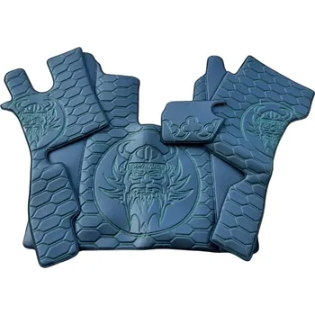 Ochranný autopotah Podlaha SCANIA NTG R VIKING (odpružená/pevná)- černá, zelené prošívání