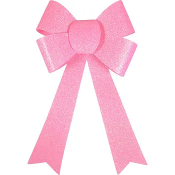 Příčesek LEVNO Velká ozdobná mašle, třpytky, mix barev AR-WN5951 Nové zboží