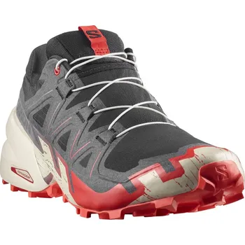 Pánská sportovní obuv Salomon Speedcross 6 M L49225100 - black/fiery red/almond milk 46 2/3