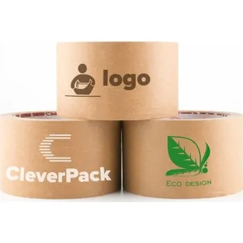 Lepicí páska Lepicí páska papírová s Vaším vlastním potiskem, 1 barva, 50mm x 50m