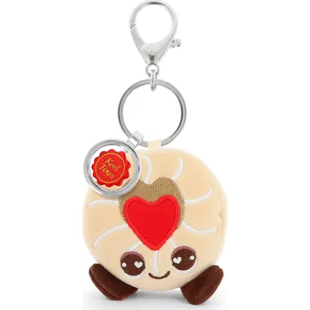 plyšák Keeleco Přívěsek na Tašku Džemová Sušenka 12 cm