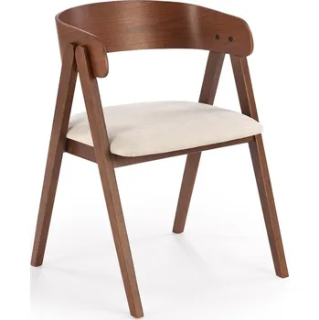 VOMAKS Jídelní židle VMK561 béžová / ořech