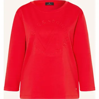 Dámská mikina Monari Dlouhé Rukávy S 3/4 Rukávy A Ozdobnými Kameny, červená