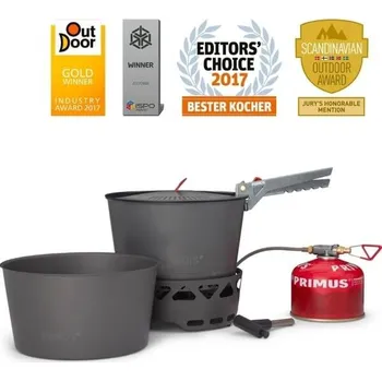 Zahradní gril Primus Vařič set PRIMUS PrimeTech Stove Set II 2,3L tmavě šedá 2,3L + DÁREK + Doprava ZDARMA