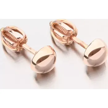 Šperk Dámské náušnice růžové zlato 585 DZ5006CV