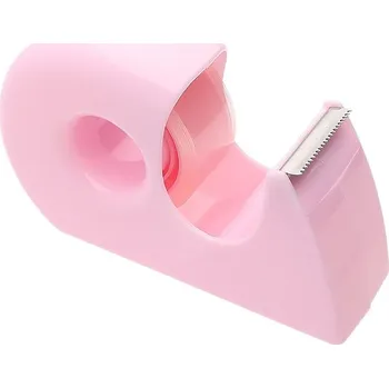 Lepicí páska Lepící páska Stiker s odvíječem, průhledná, růžová