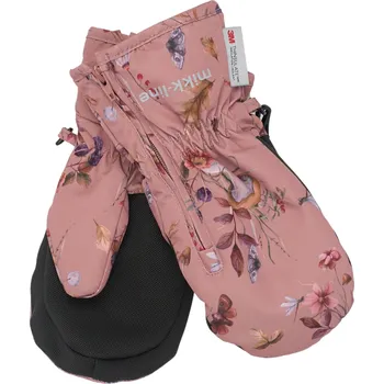 Kojenecká bunda Mikk-Line Mikk - Line dětské rukavice 93041 burlwood Velikost: 122/128 Fleece