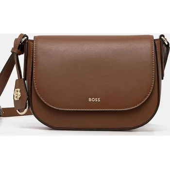 Kabelka Kožená kabelka BOSS NUMAH Saddle 50547756 hnědá 88X, vel. ONE SIZE