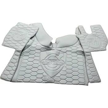 Ochranný autopotah Podlaha Volvo FH4/FH5 a AERO- šedá, bílé prošívání