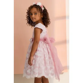 Dívčí šaty Dívčí šaty Abel&Lula 5032.2.Mini.PPY2 růžová 30X, vel. 152