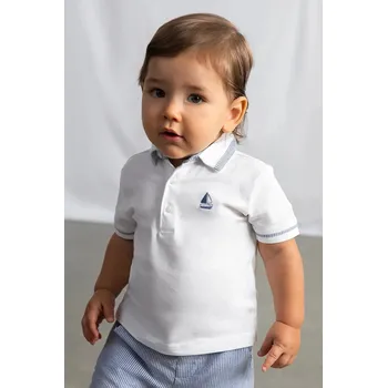 Chlapecké tričko Dětské polo tričko Mayoral 1107.3B.Baby.PPY2 bílá 00X, vel. 92