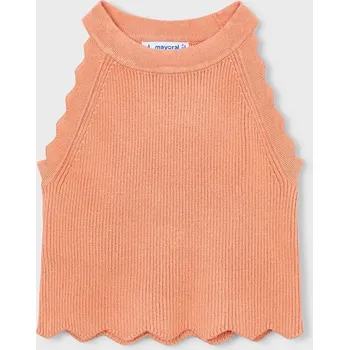 Dívčí svetr Dětský top Mayoral 3027.6G.Mini.PPY2 oranžová 20X, vel. 98