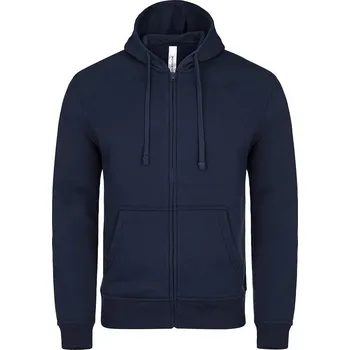Pánská mikina CODY HODDIE ZIPPER pánská mikina na zip s kapucí - námořní modrá: XL