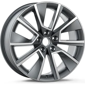 Auto-moto Alu kolo BRAGA 7,5Jx18 5x112 ET48 - Antracitová metalíza