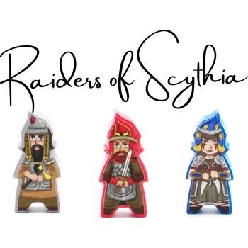 Příslušenství k deskovým hrám MeepleStickers Samolepky pro Nájezdníci ze Skýtie