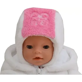 Pokrývka hlavy ESITO | Čepice zimní hladká růžová - růžová / M