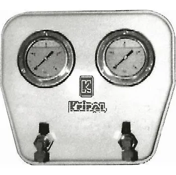 Bazénová filtrace VÁGNER POOL Dvojitý horizontální panel s dvěma glycerinovými manometry vp-50MP25B