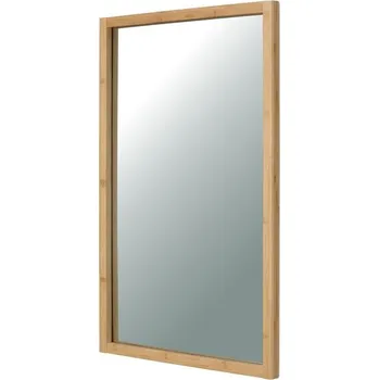Autronic AZR-B044 NAT Nástěnné zrcadlo, 90x60 cm, přírodní bambus
