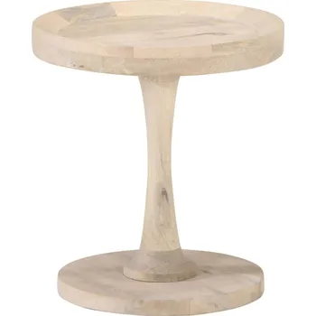 Konferenční stolek vidaXL Odkládací stolek Ø 40 x 45 cm masivní mangovníkové dřevo [320600]