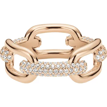 Šperk Daniel Wellington prsten ocelový Crystal Link Velikost: 60